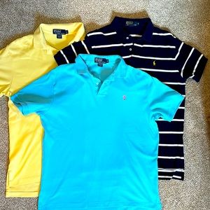 Polo by Ralph Lauren lot of 3 polo shirts